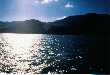 Coucher de soleil sur le lac de Castillon