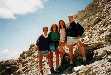 David, Arnaud, Florence et Julien sur le Mont Pelat
