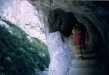 L'entrée du tunnel des gorges du Verdon et le postérieur de Titi