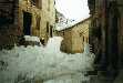 La rue du Coulet sous la neige