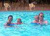 Bulle-Léonard, Diane-Fred à la piscine d'Annot