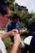 Gouzy et Olivier pendant le pic-nic à Monaco