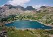 Le lac d'Allos nous coupe le souffle