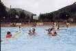 Achille, Diane, Fred, Bulle et Léonard à la piscine d'Annot