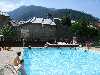 Vincent et Bulle en plein exploit sportif (piscine de Colmar)