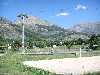 Le terrain de badminton (Centre de Loisirs d'Allos)