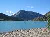 L'eau bleue du lac de Castellane